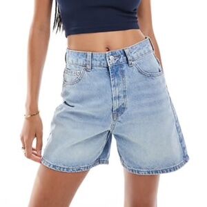 ASOS Dad Short in Light Denim Size 12